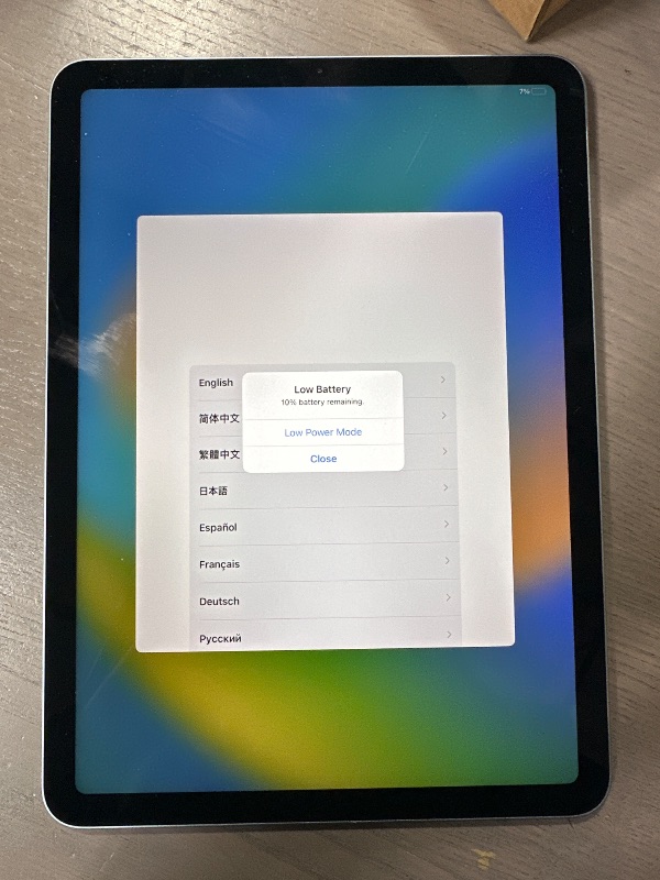 Photo 1 of 2020 Apple iPad Air (10.9-inch, Wi-Fi, 64GB) - Sky Blue (Renewed)