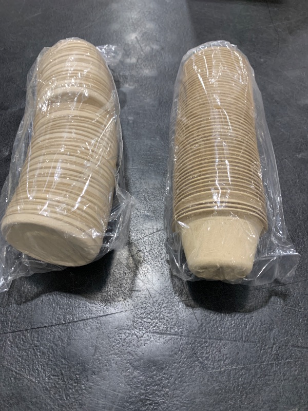 Photo 1 of  Disposable Paper Souffle Cups 100% Natural Biodegradable & Compostable,Perfect for Condiments, Small Portion & Samples Eco Friendly Paper Alternative,Natural