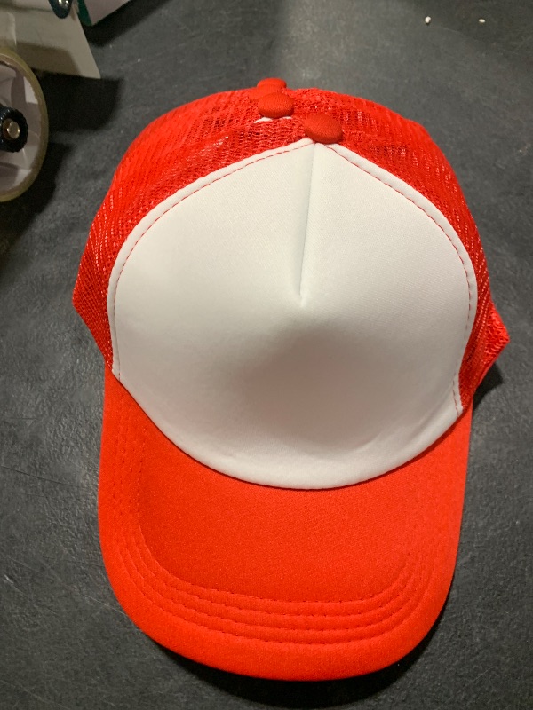 Photo 1 of 4 PCS  Sublimation Blanks Trucker Hats Bulk Bulk Wholesale Mesh Baseball Cap DIY Custom Hats for Men Women