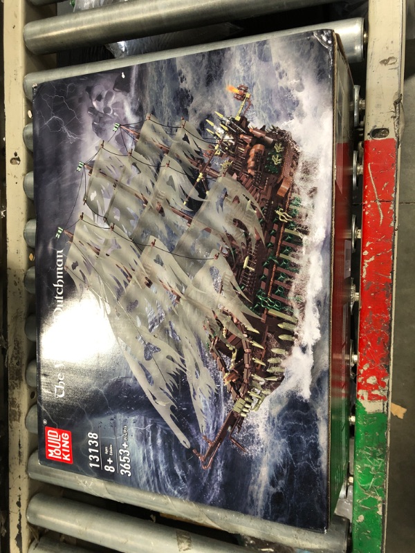 Photo 2 of ***USED***Mould King Pirates Ship Building Kits, MOC Dutchman Sailboat Model Set Construction Set to Build, Large Pirates Ship Boat Model Blocks Assembly Toy for Teens Collections (3653 Pieces)