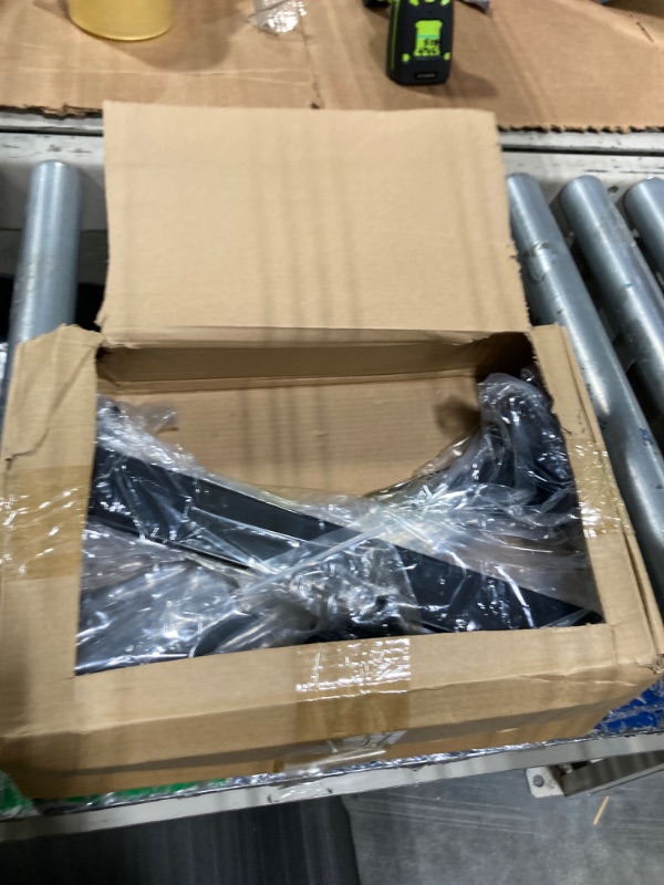 Photo 1 of ***USED** 9 Pack - 12 inch Black Hidden L Shelf Bracket (1/5 Inch Thicked) Iron Shelf Brackets, Metal Shelf Bracket, Industrial Shelf Bracket, Modern