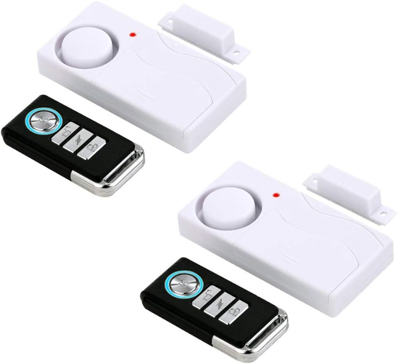 Photo 1 of ***Not Exact*** 
Wsdcam Bundles of Window/Door Alarm Bike Alarm with Remote 2 Pack (White)