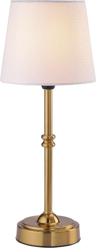 Photo 1 of ***Stock photo is a similar item*** LED Table Lamp with Dimmer, Built-in Rechargeable Battery, Patio Table Lamp, Bedside Night Lamp, Ambient Light for Restaurant, Antique Brass