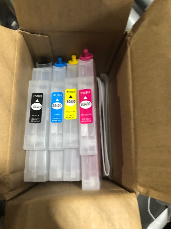 Photo 3 of ***Magenta is used*** F-INK Empty Refillable Ink Cartridge Compatible with Sublijet Virtuoso SG400 and SG800 Printer