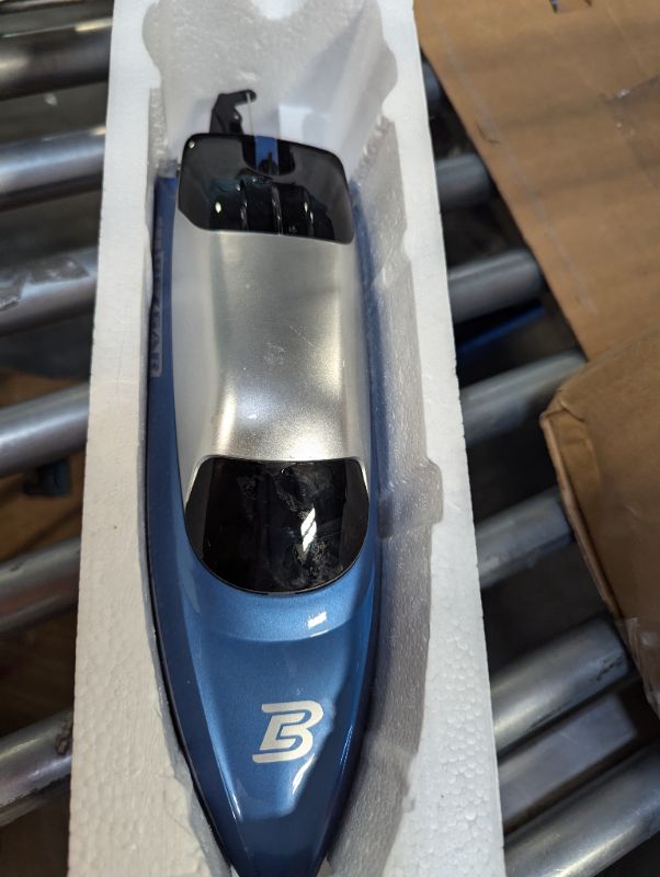 Photo 4 of ***USED** BEZGAR TX122 Remote Control Boats- 2.4GHz RC Boats with Rechargeable Battery, Fast Speed 20+ MPH with Double-hatch Design for Lakes & Pools, Summer Toys for Adults and Ideal Gifts Rc Boats for Kids 8-12