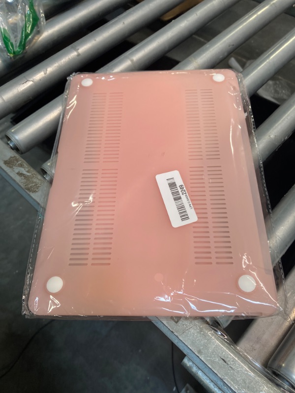 Photo 2 of ***AS IS / NO RETURNS -  FINAL SALE**
CISSOOK Baby Pink Case for MacBook Air 13 Inch A2337 M1 A2179 A1932 2021-2018 Release, Plastic Chalk Pink Hard Shell Cover with Keyboard Cover & Screen Protector for MacBook Air 13 with Touch ID 2021