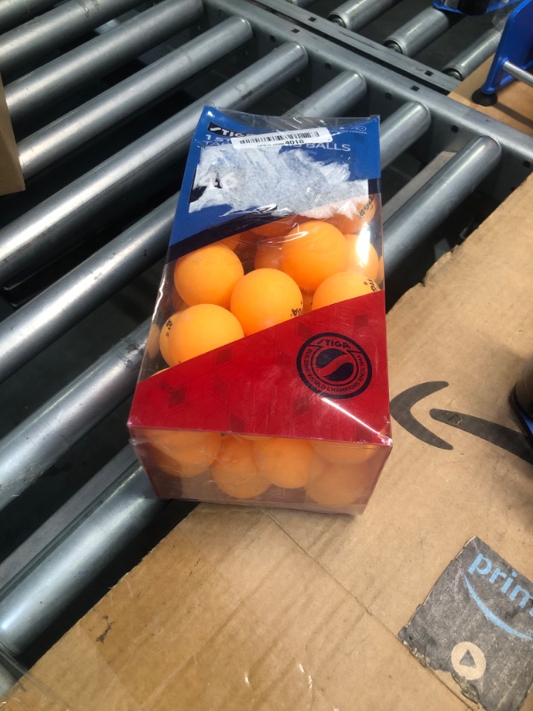 Photo 3 of ***AS IS / NO RETURNS -  FINAL SALE***parts only***
STIGA Ping Pong Balls – 46pk Orange 1-Star Table Tennis Balls, Official Size 40mm ABS Balls, Ultimate Durability for Indoor/Outdoor Ping Pong Tables