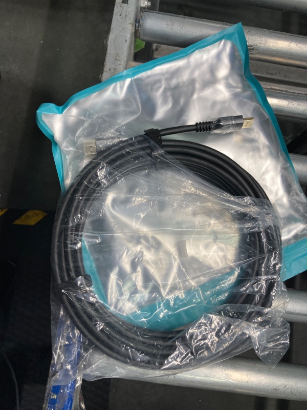 Photo 4 of ***USED***Stouchi DisplayPort Cable 2.1, 16K 23FT/7M DisplayPort Cable 80Gbps 16K@60Hz, 8K@60Hz HBR3 4K@60Hz/144Hz 5K@60Hz 1080P@240Hz Support FreeSync G-Sync HDR10 for Gaming Monitor Graphics Card