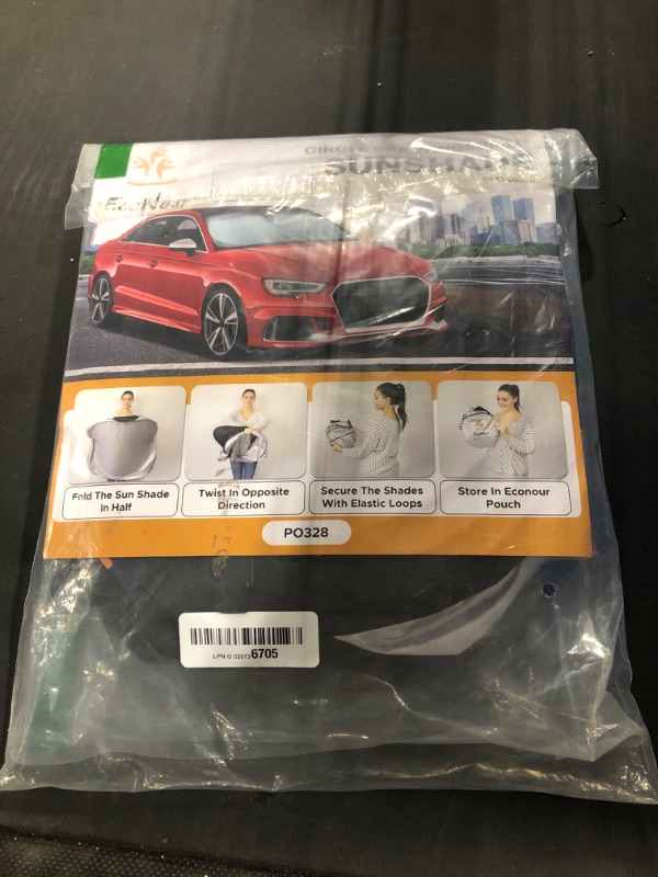 Photo 3 of 
FORTEM Car Sun Shade for Windshield, Sun Visor Front Windshield Sunshade, Windshield Cover, Automotive Interior Sun Protection, Foldable, Storage Bag