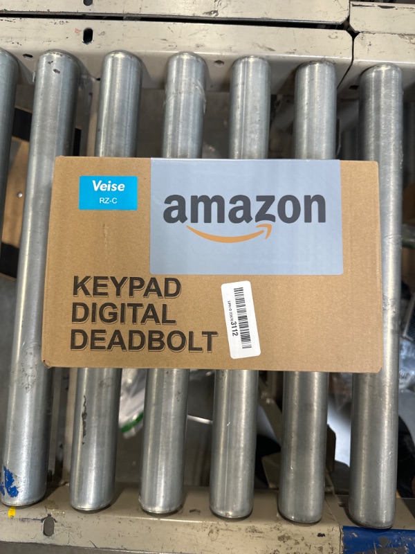 Photo 2 of ***USED***Veise Keyless Entry Door Lock with 2 Lever Handles - Electronic Keypad Deadbolt, Auto Lock, Back Lit & Easy Installation Design, Front Door Handle Sets, Satin Nickel