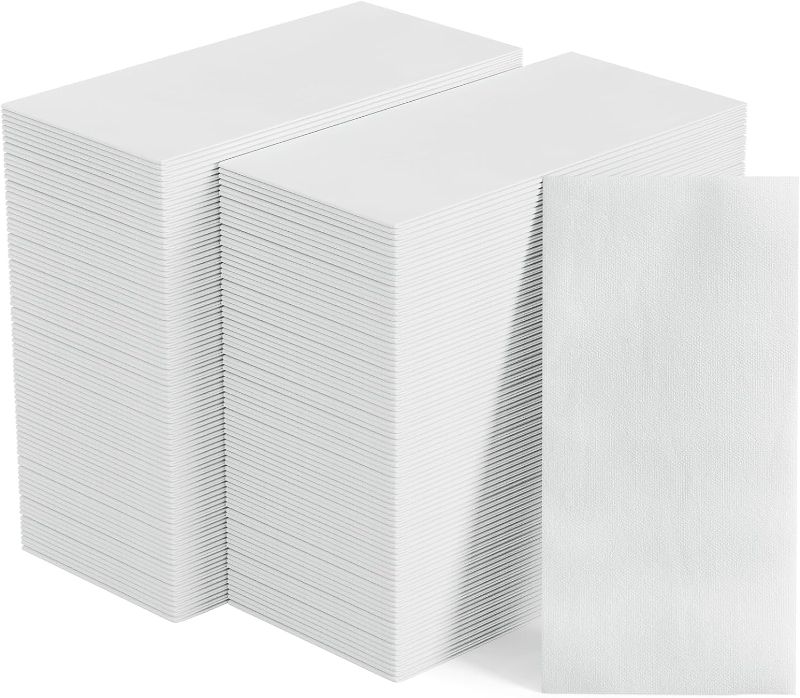 Photo 1 of 420PACK Disposable Hand Towels for Bathroom, Soft and Absorbent Paper Guest Towels Disposable Decorative Bathroom Hand Napkins for Kitchen, Parties, Weddings, Dinners
