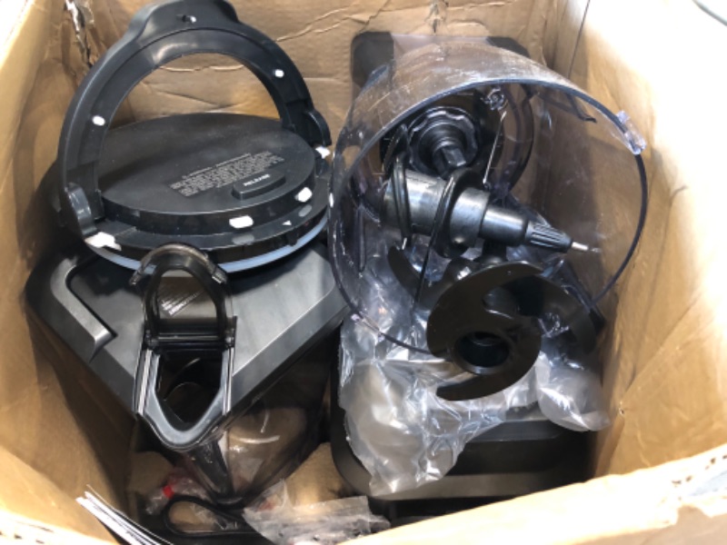 Photo 3 of ****USED**BLENDER CUP IS DAMAGED*** *PARTS ONLY***SOLD AS IS NO RETURNS***ALL SALES ARE FINAL*** Ninja BL770 Mega Kitchen System, 1500W, 4 Functions for Smoothies, Processing, Dough, Drinks & More, with 72-oz.* Blender Pitcher, 64-oz. Processor Bowl, (2) 