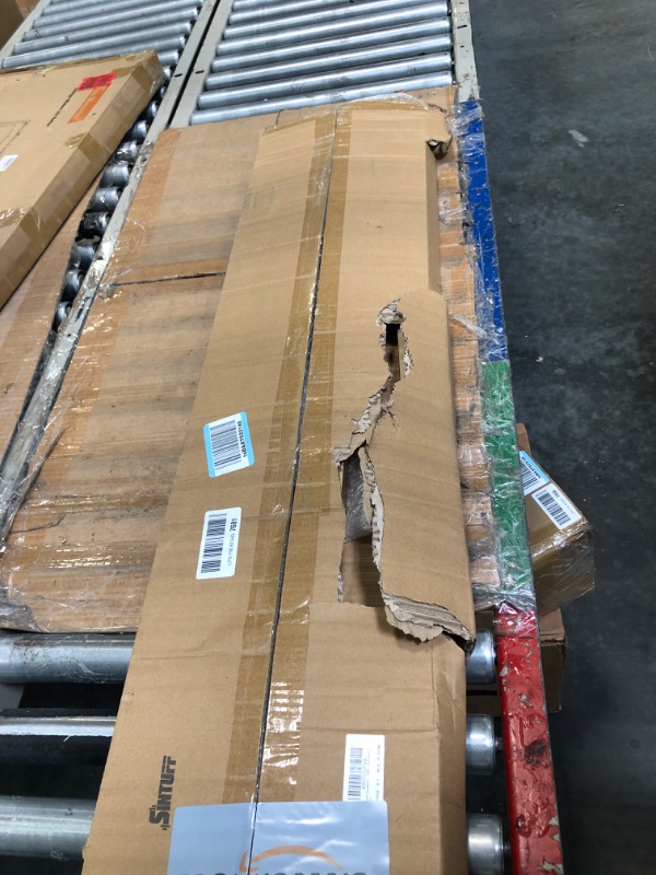 Photo 1 of Adjustable Cloth Display Stand Adjustable 48-72 Garment Display Single Metal Cloth Display Single Rack Display Single Costumer Shirt Display Costumer for Thrift Shop Retail Store (Gold) ***MISSING BASE - SOLD FOR PARTS - FINAL SALE***