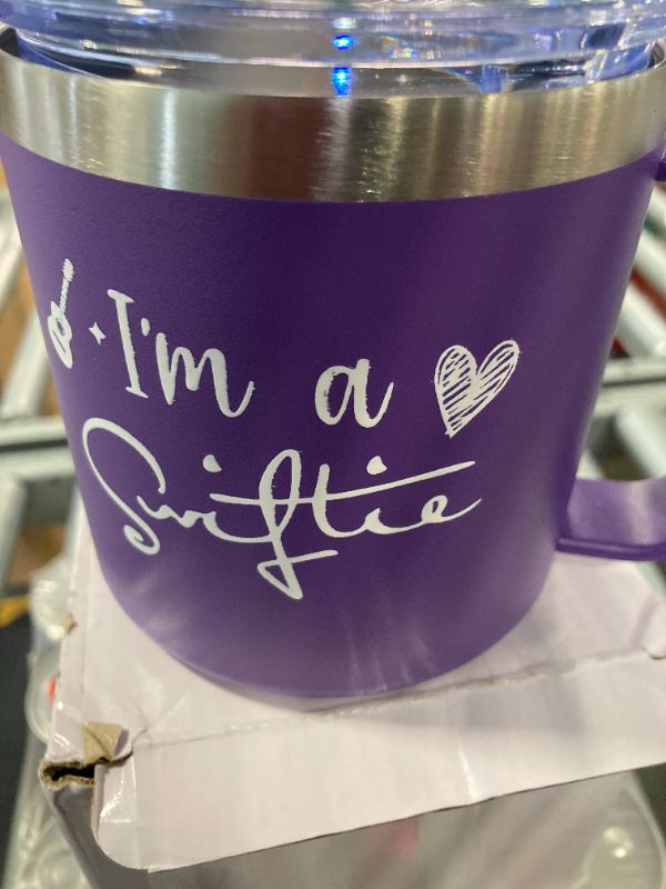 Photo 1 of ***USED** 14 oz Tumbler Gifts for Women, Funny Coffee Tumbler Mug Thank You Gifts Birthday I'M A  SWIFTIE*) ***
