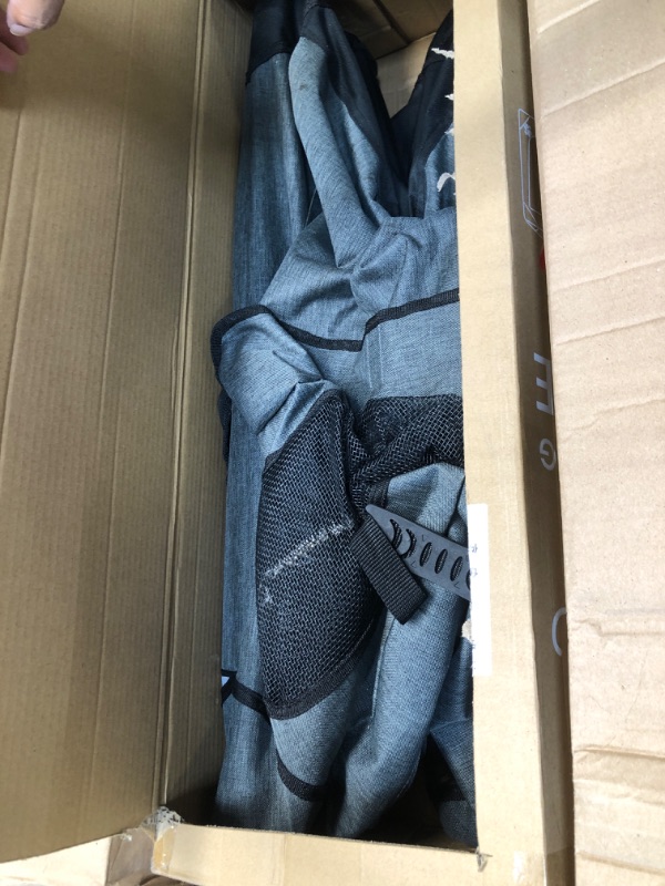 Photo 1 of 42" Portable Soft Dog Crate for Large Dogs - Collapsible Travel Kennel with Carry Bag, Foldable Cage with Durable Textilene Mesh Door, Plush Bed - Ideal for Home or Travel - Charcoal Gray 42.0"L x 30.3"W x 30.3"H Charcoal Gray