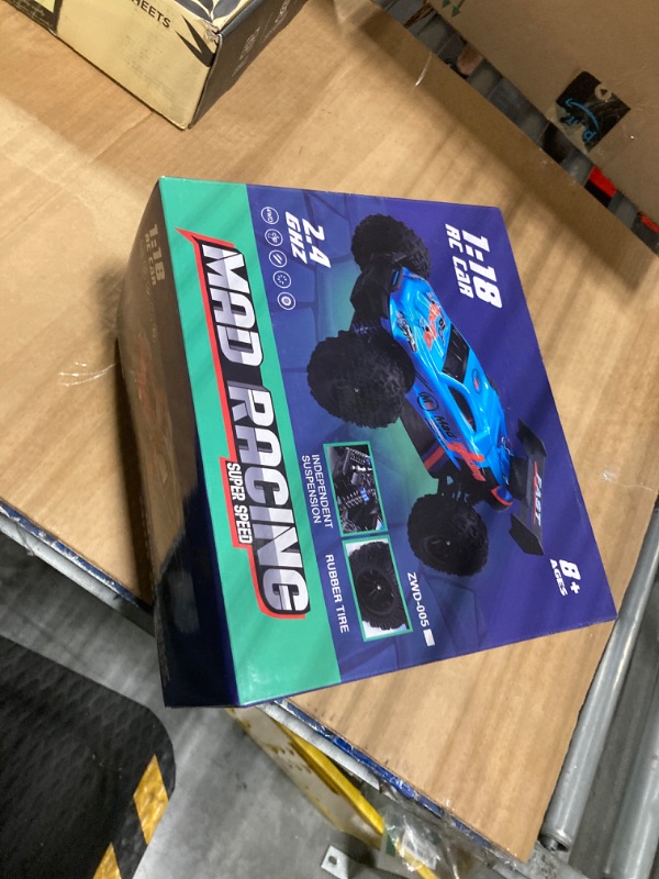 Photo 2 of 1:18 Scale All Terrain RC Car, 40KM/H High Speed 4WD Remote Control Car with Two Rechargeable Batteries, 2.4Ghz Radio Controlled Off Road Monster Truck, Hobby RC Cars for Boys Age 8-12 (1:18-2)