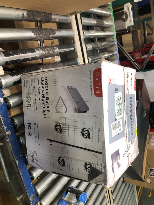 Photo 4 of ******Sale for parts only no returns*****
 Bathroom Exhaust Fan with Light, 100 CFM 1.5 Sones, 25W Bathroom Vent Fan with Light, 1500lm LED Light 3000K/4000K/5000K Selectable & Nightlight, FCC/ETL Listed, Bath Fan for Home, White 100CFM 1500lm