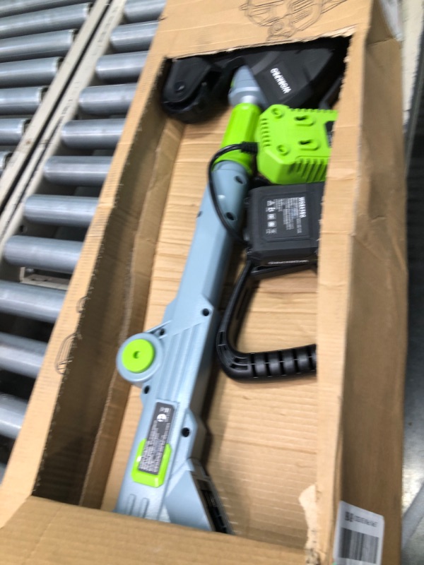 Photo 2 of ******Sale for parts only no returns*****
WORKPRO 20V Cordless String Trimmer/Edger, 12-inch, with 2.0 Ah Lithium-Ion Battery, 1 Hour Quick Charger, 16.4ft Trimmer Line Included