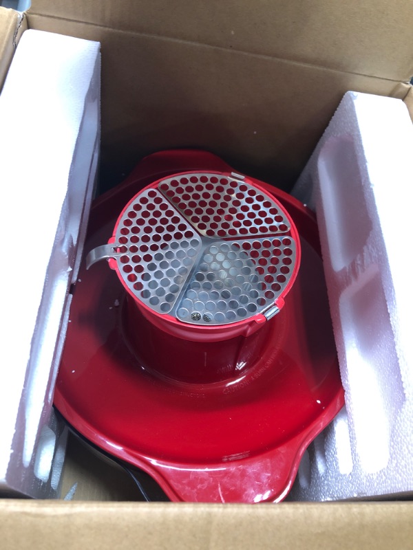 Photo 2 of 
Presto 04868 Fountain Hot Air Popcorn Popper - Red