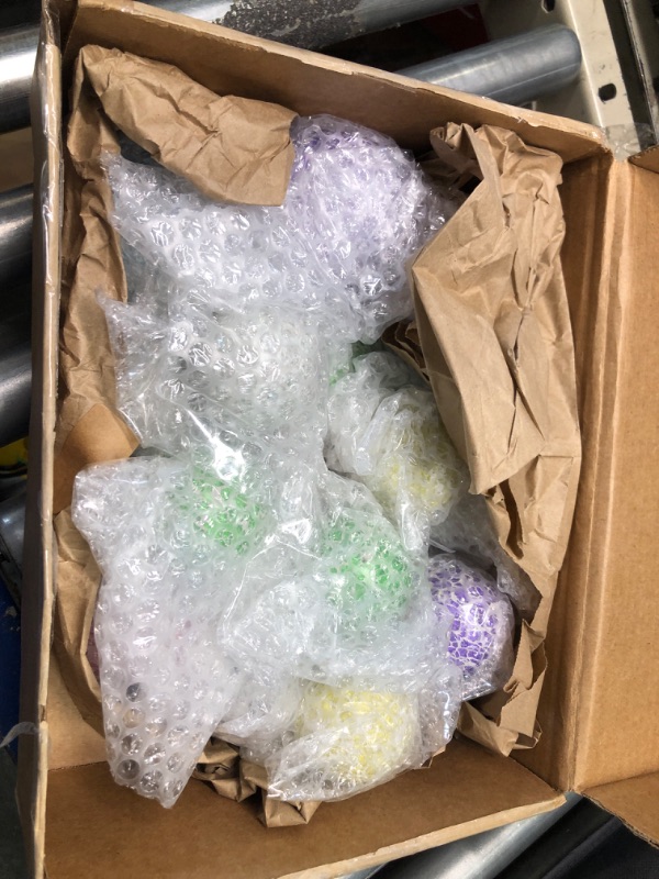 Photo 1 of ******Sale for parts only no returns*****
18 Pcs Mosaic Orbs Decorative Ball Set, 3.2/2.4 Inch Centerpiece Glass Sphere Balls Mirror Glass Solid Ball Decorative Bowls Vases Fillers for Christmas Wedding Table Decor (Fresh Colors)