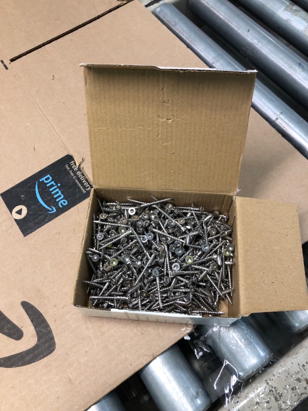 Photo 3 of #8 * 1-5/8" 304 stainless steel Deck Screws, (440pcs)2 lbs.exterior wood screws, Rust Resistant epoxy coated, bronze, T20 Star Bit 8*1-5/8 Silver 2