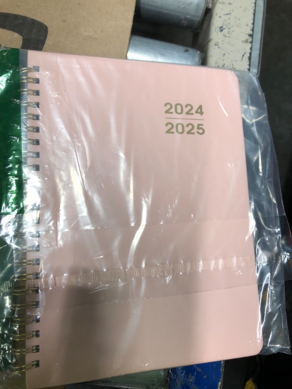 Photo 2 of Academic Planner 2024-2025 For Women & Men, Monthly and Weekly Calender Planner, Jul 2024 - Jun 2025, A5 (6.3" x 8.5"), Teacher Planner 2024-2025 with Tabs, Ideal for Office School Supplies - Pink A-Pink