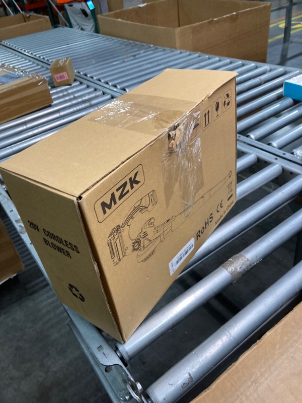 Photo 1 of ****** NO RETURNS SALE FOR PARTS ONLY*****
MZK Cordless Leaf Blower,20V Battery Powered Leaf Blower for Lawn Care, Electric Lightweight Mini Leaf Blower(Battery & Charger Included) 1 Battery