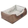 Photo 1 of ****NO RETURNS FINAL SALES**
Serta Orthopedic Cuddler Dog Bed for Pets – Chocolate Brown (Large)