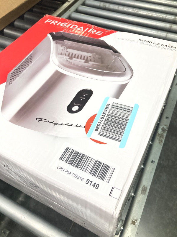 Photo 1 of Frigidaire EFIC103-AMZ-SC Counter Top Maker with Over-Sized Ice Bucket, Stainless Steel, Self Cleaning Function, Heavy Duty, Stainless Stainless Ice Maker