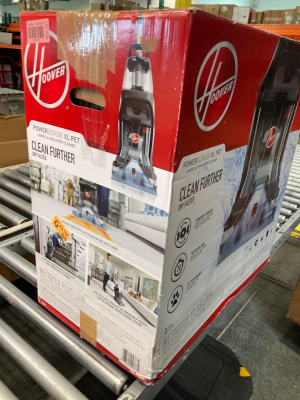 Photo 1 of ****USED***Hoover PowerScrub XL Pet Carpet Cleaner Machine, for Carpet and Upholstery, Deep Cleaning Carpet Shampooer, FH68050 + 116 oz Oxy Deep Cleaning Carpet Cleaner Solution, AH31936 XL Pet + Oxy Solution