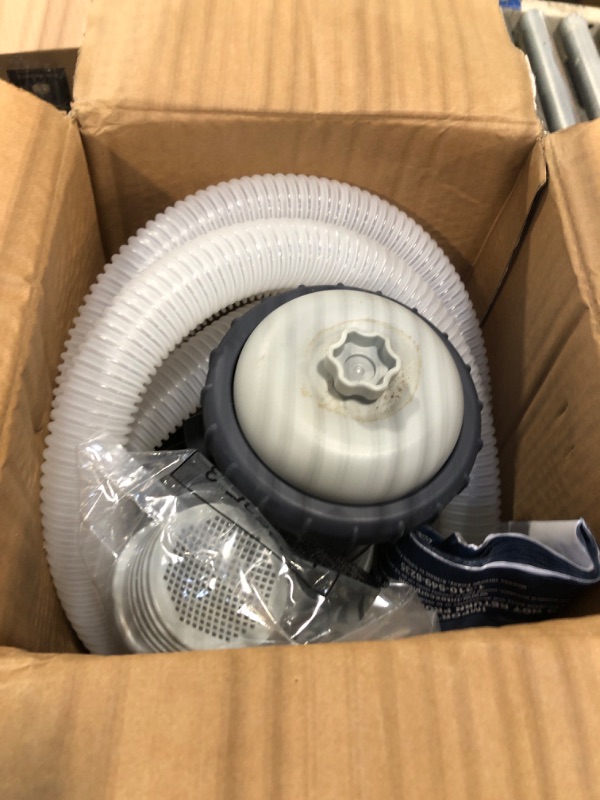 Photo 2 of ****MISSING PIECES//SOLD AS PARTS ALL SALES FINAL**** 
INTEX C1000 Krystal Clear Cartridge Filter Pump for Above Ground Pools: 1000 GPH Pump Flow Rate – Improved Circulation and Filtration – Easy Installation – Improved Water Clarity – Easy-to-Clean 1,000