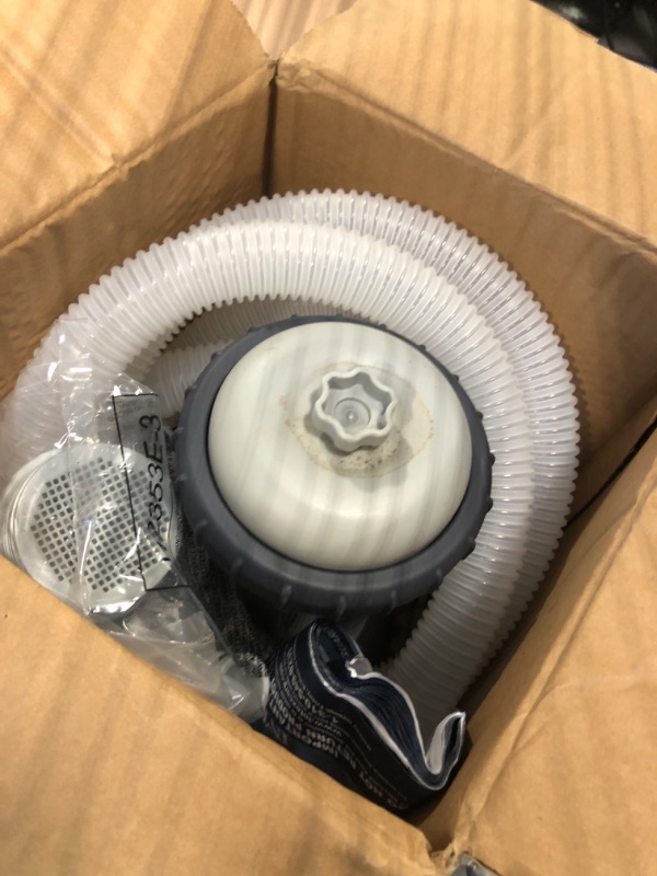 Photo 3 of ****MISSING PIECES//SOLD AS PARTS ALL SALES FINAL**** 
INTEX C1000 Krystal Clear Cartridge Filter Pump for Above Ground Pools: 1000 GPH Pump Flow Rate – Improved Circulation and Filtration – Easy Installation – Improved Water Clarity – Easy-to-Clean 1,000