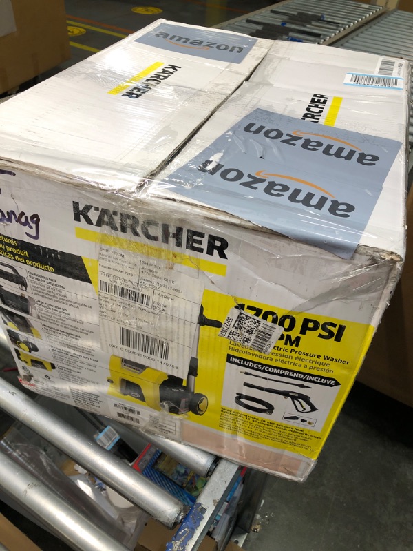 Photo 1 of ****USED*** Karcher K1700 - 1700 PSI 1.2 GPM Electric Pressure Washer with Wheels Anthracite/Black