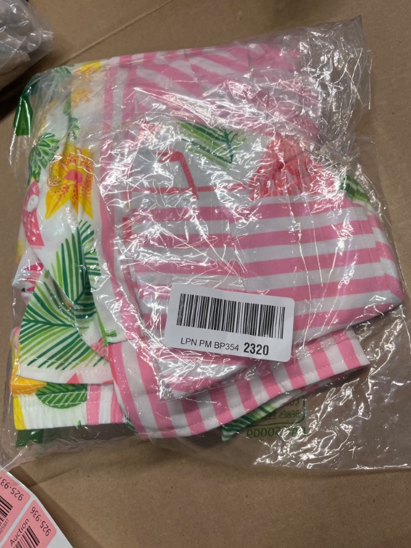 Photo 2 of **2Pcs Men's Hawaiian  Short Flamingo Casual Button Down Summer Beach Outfit with Bucket Hat  3X-Large Flamingo
***ONLY SHORTS AND HAT INCLUDED**
GLASSES NOT INCLUDED