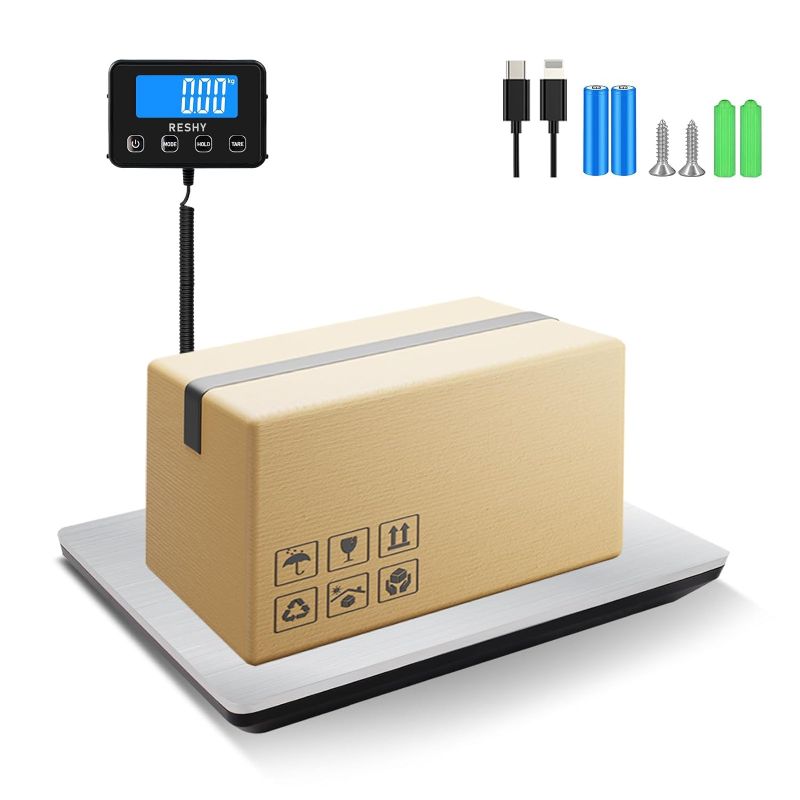 Photo 1 of  Digital Shipping Scale, High Accuracy 440lbs x 0.5 oz Postal Scale for Packages with Hold/Tare Function,Stainless Steel Postage Scale,Package Scale for Small Business, Mail,Warehouses,Office