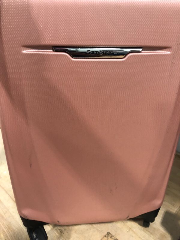 Photo 6 of **USED, Cracked**Samsonite Winfield 3 DLX Hardside Luggage with Spinners, Carry-On 20-Inch, Rose Carry-On 20-Inch Rose