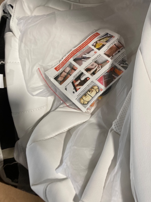 Photo 4 of ****USED**AOMSAZTO Car Seat Cover 2024 Full Set Customized Seat Covers (White,5 Seats) For tesla model vehicle