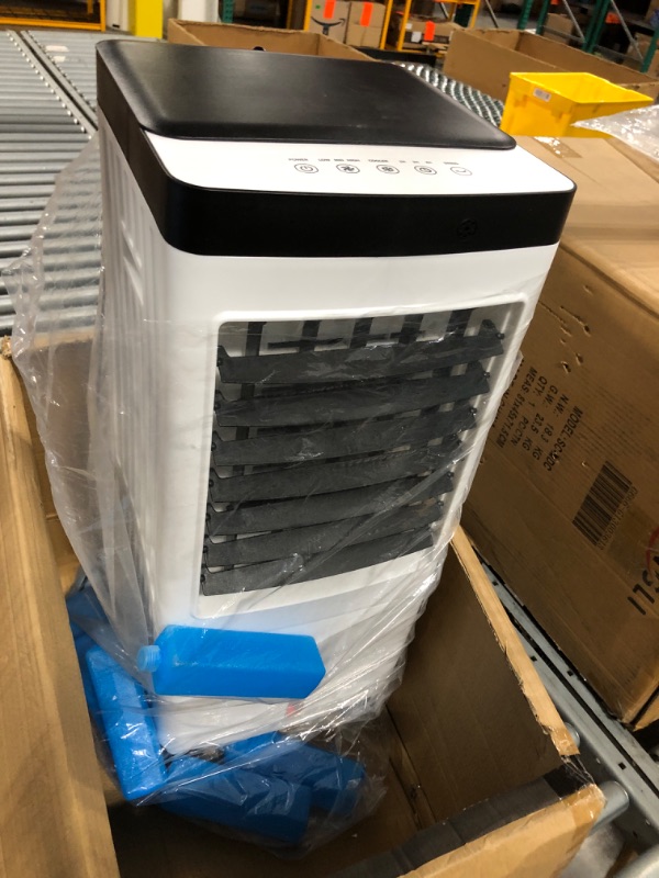 Photo 4 of ****USED** Portable Air Conditioners, Evaporative Air Cooler [40Hrs Lasting], Portable ac Unit w/ 2 Gal Water Tank & 3 Speeds, Personal Air Cooler with Remote, Fast Cooling Windowless Air Conditioner for Room