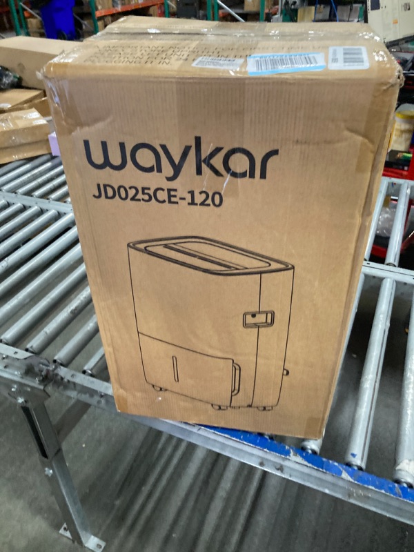 Photo 2 of ****USED*** PARTS ONLY***SOLD AS IS**ALL SALES ARE FINAL*** Waykar 120 Pints Energy Star Dehumidifier for Spaces up to 6,000 Sq. Ft at Home, in Basements and Large Rooms with Drain Hose and 1.14 Gallons Water Tank (JD025CE-120) 120 Pints 6000 Sq. Ft