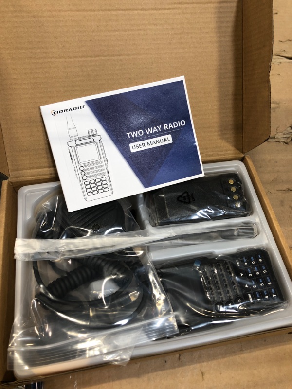 Photo 3 of (2nd Generation) TIDRADIO 10W HighPower Ham Radio Handheld (TD-H8) with APP Wireless Programming,Long Range Two Way Radio with 2500mAh Large Battery (2pcs),USB-C Charger & Speaker Mic, Walkie Talkies 1 Pack Full Kits (Black)