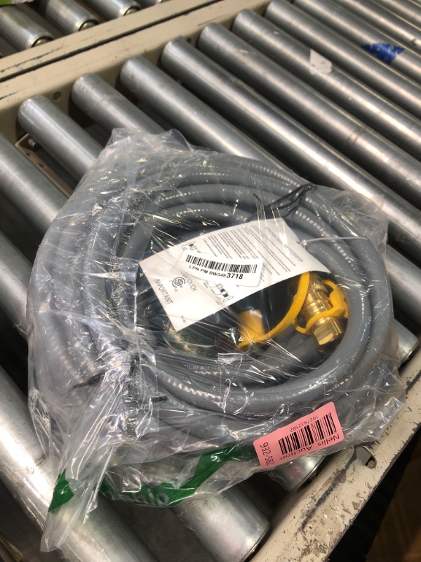 Photo 2 of ****USED*** 40 Feet 3/8 inch ID Natural Gas Grill Hose with Quick Connect Fittings, Natural Gas Line for Grill, Pizza Oven, Heater and More Low Pressure Appliance