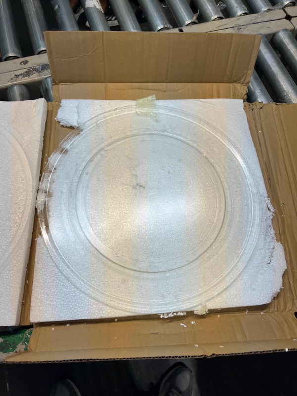 Photo 2 of 16" Microwave Glass Plate for GE, Samsung, Frigidaire 16 inch Replacement Microwave Glass Plate, Microwave Glass Turntable