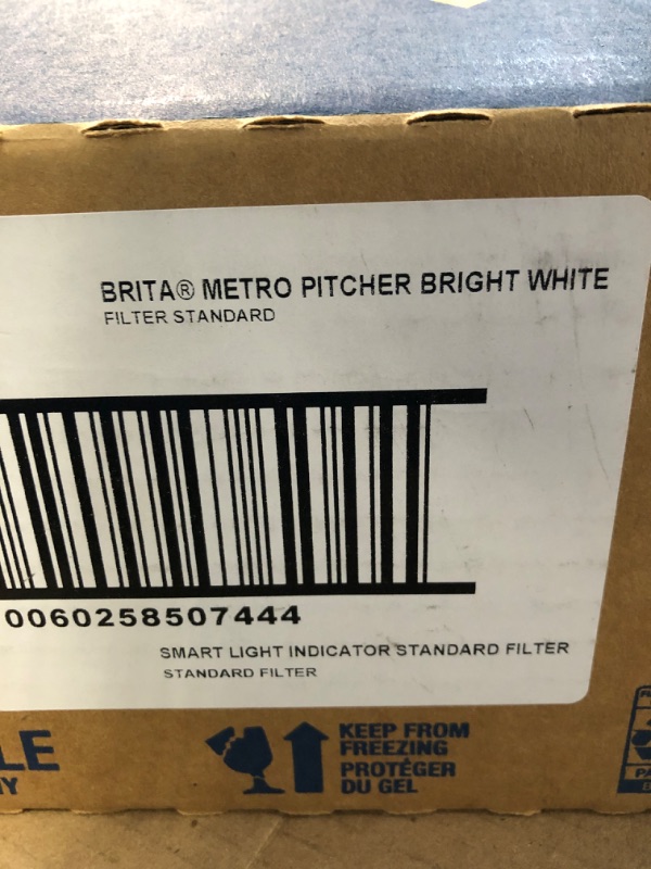 Photo 4 of ** no filter**
Brita Metro Water Filter Pitcher, BPA-Free Water Pitcher, Replaces 1,800 Plastic Water Bottles a Year, Lasts Two Months or 40 Gallons, Includes 1 Filter, Kitchen Accessories, Small - 6-Cup Capacity White