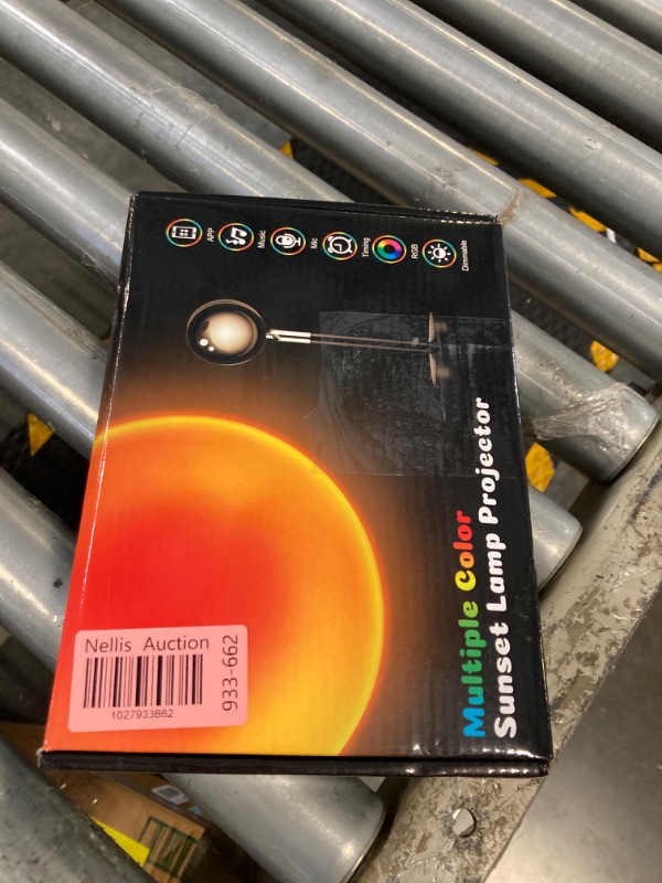 Photo 3 of ****USED**PARTS ONLY**SOLD AS IS NO RETURNS***ALL SALES ARE FINAL*** Sunset Lamp Projector with APP Control, Multicolor Changing Projection Lamp Led Light, Sunlight Lamp for Bedroom, Photography, Party, Tiktok Live, Room Decor Multi-colour