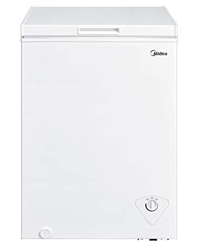 Photo 1 of 21.5 in. 3.5 Cu. Ft. Manual Defrost Chest Freezer in White Garage Ready
