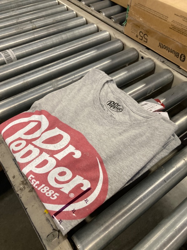 Photo 2 of  Dr Pepper Short Sleeve Graphic T-Shirt - Heather Gray XL, 3 Pack 