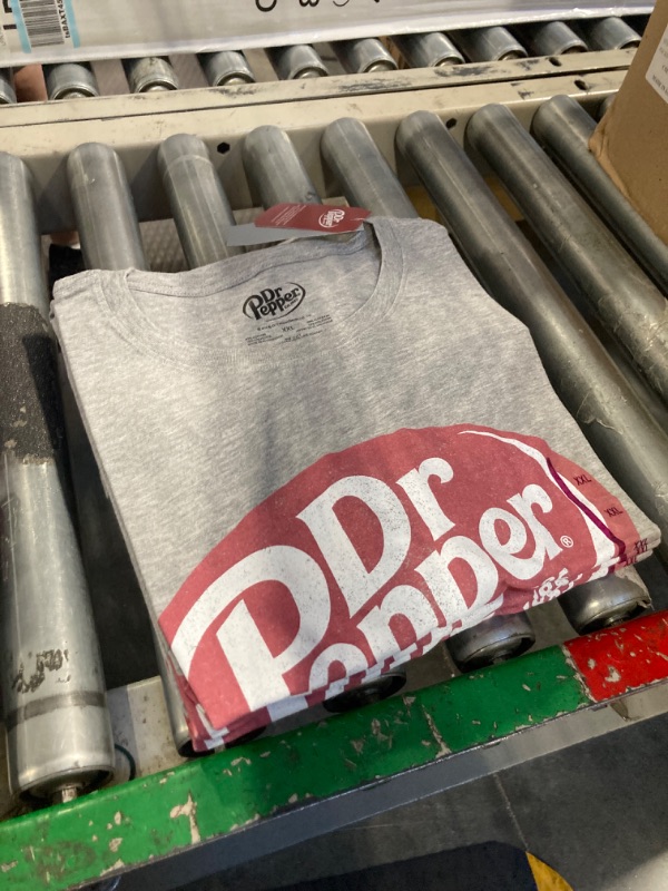 Photo 1 of  Dr Pepper Short Sleeve Graphic T-Shirt - Heather Gray XXL, 3 Pack
