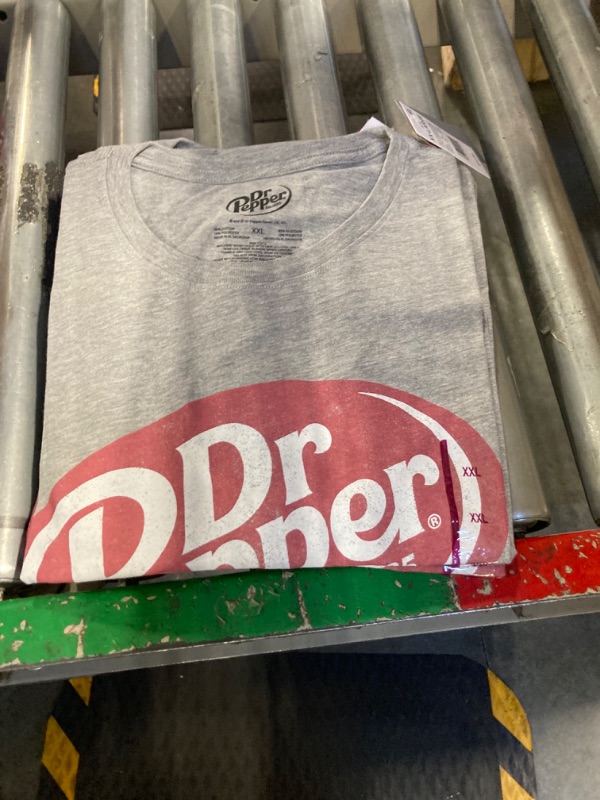 Photo 2 of  Dr Pepper Short Sleeve Graphic T-Shirt - Heather Gray XXL, 2 Pack