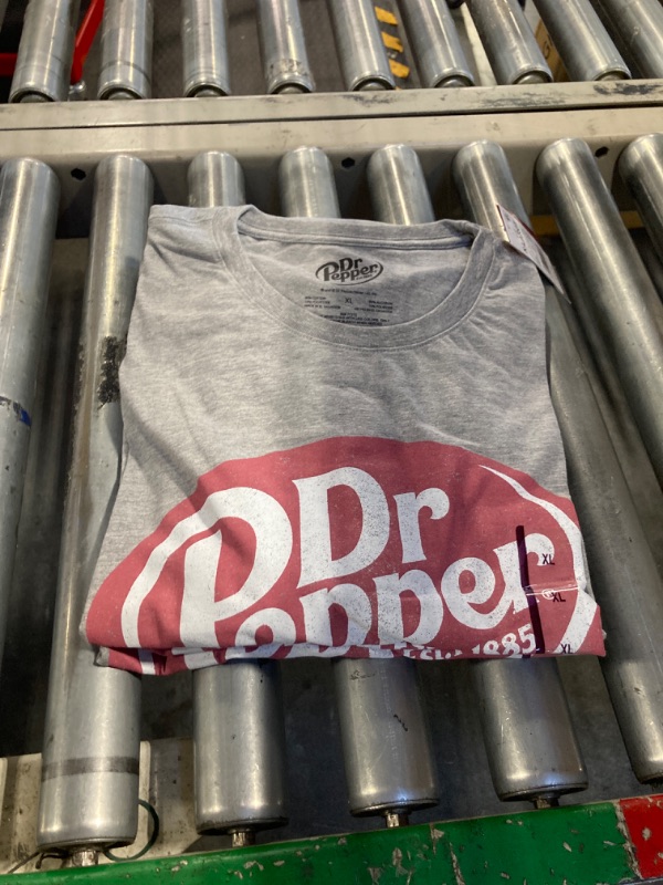 Photo 2 of  Dr Pepper Short Sleeve Graphic T-Shirt - Heather Gray XL, 3 Pack