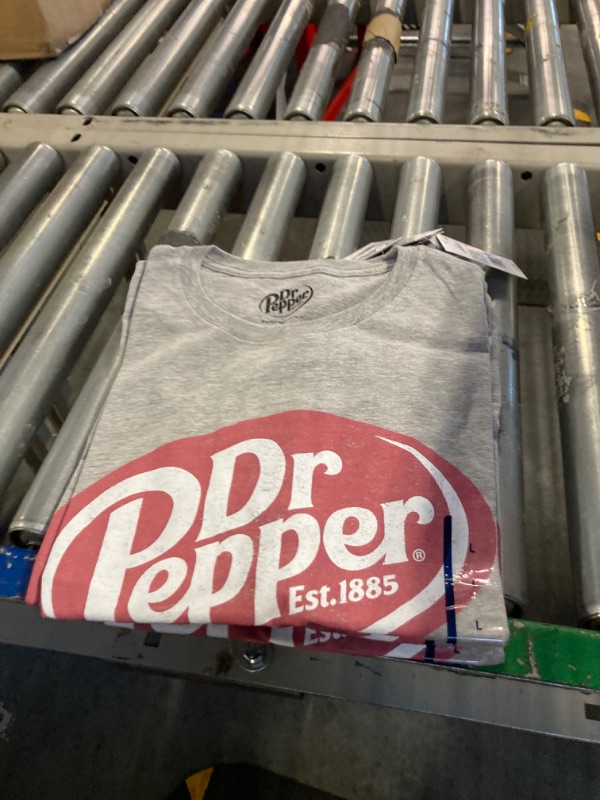 Photo 2 of  Dr Pepper Short Sleeve Graphic T-Shirt - Heather Gray L, 4 Pack